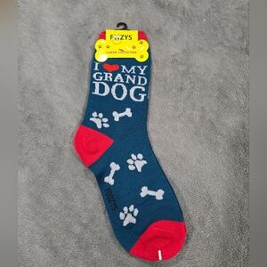 Blue and Red Dog Socks By Foozys